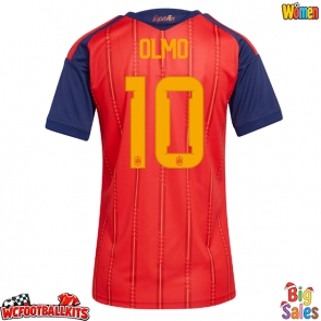 Spain Dani Olmo #10 Replica Home Stadium Shirt for Women World Cup 2026 Short Sleeve